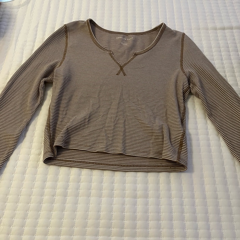Striped Long Sleeve Top